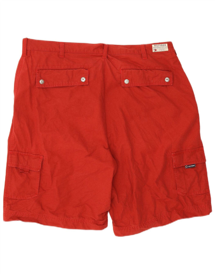 Tommy Hilfiger Pantalones cortos cargo para hombre W40 XL Algodón rojo