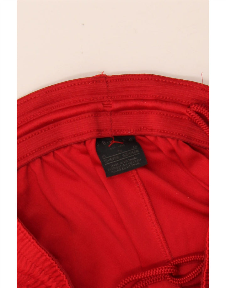 JORDAN Pantalones cortos deportivos con gráfico Dri Fit para niños 13-14 años XL Bloque de color rojo