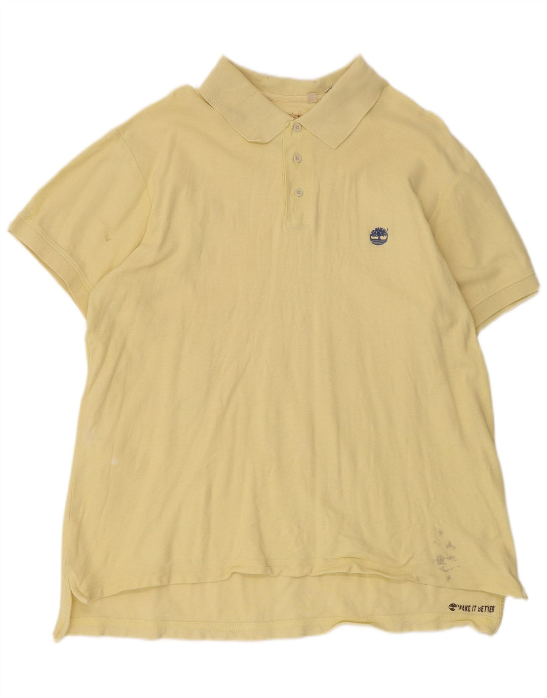 Timberland Polo Hombre 2XL Algodón Amarillo