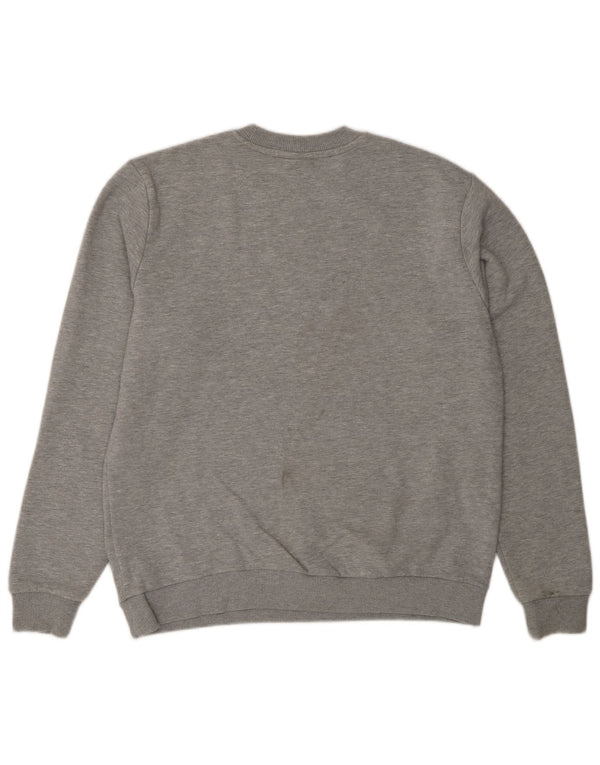 New Balance Hombre Sudadera Gráfica Jumper Small Gris Algodón