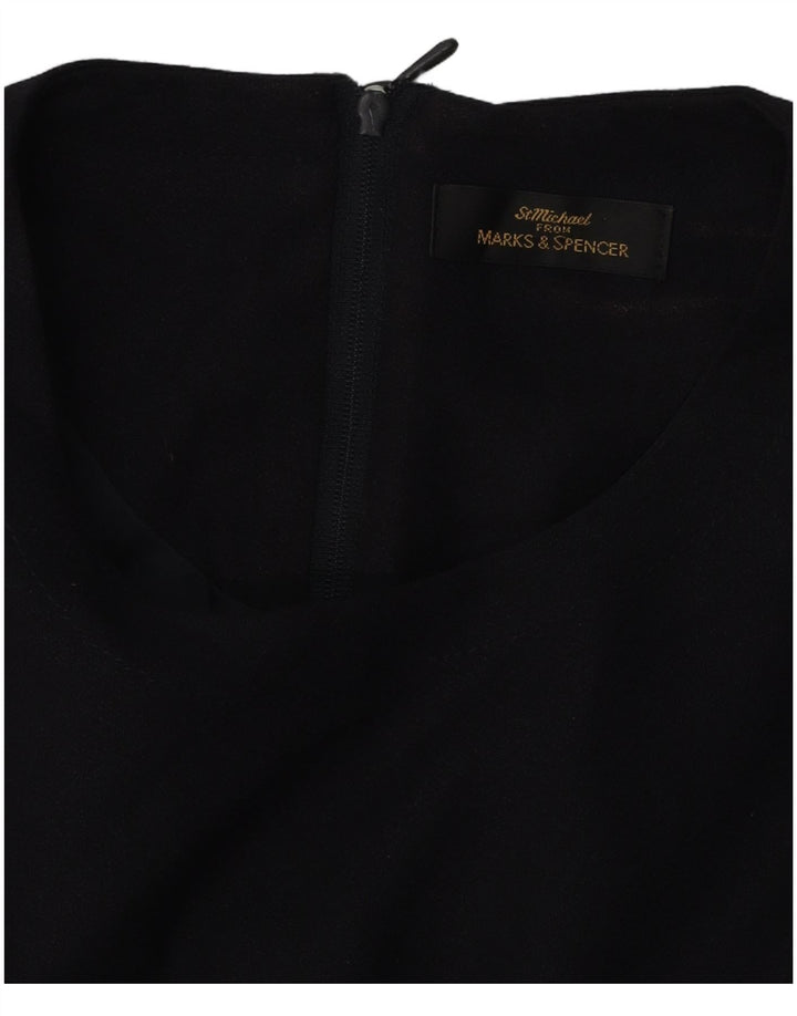 Marks & Spencer Vestido recto para mujer UK 40 XL Negro