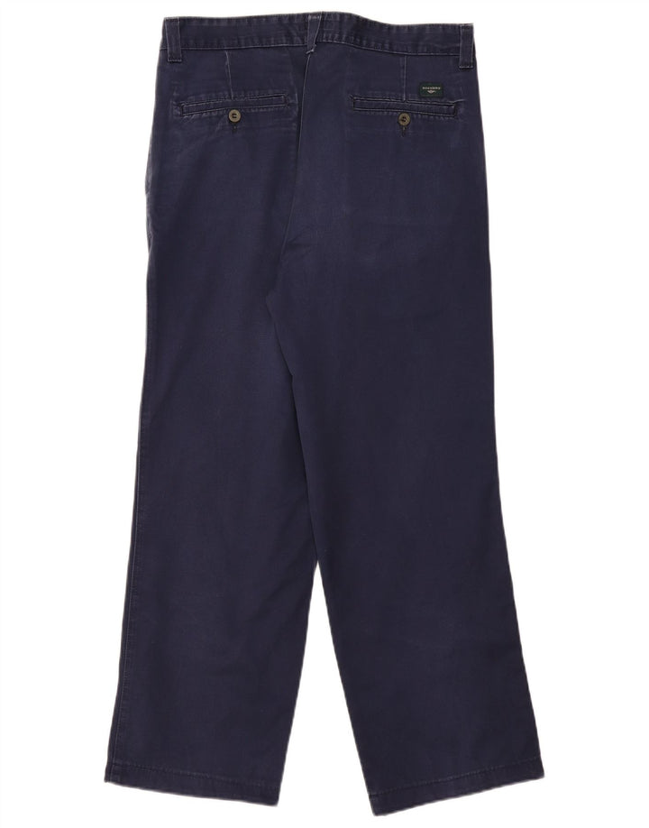 DOCKERS Pantalón chino recto para hombre W34 L28 Azul marino