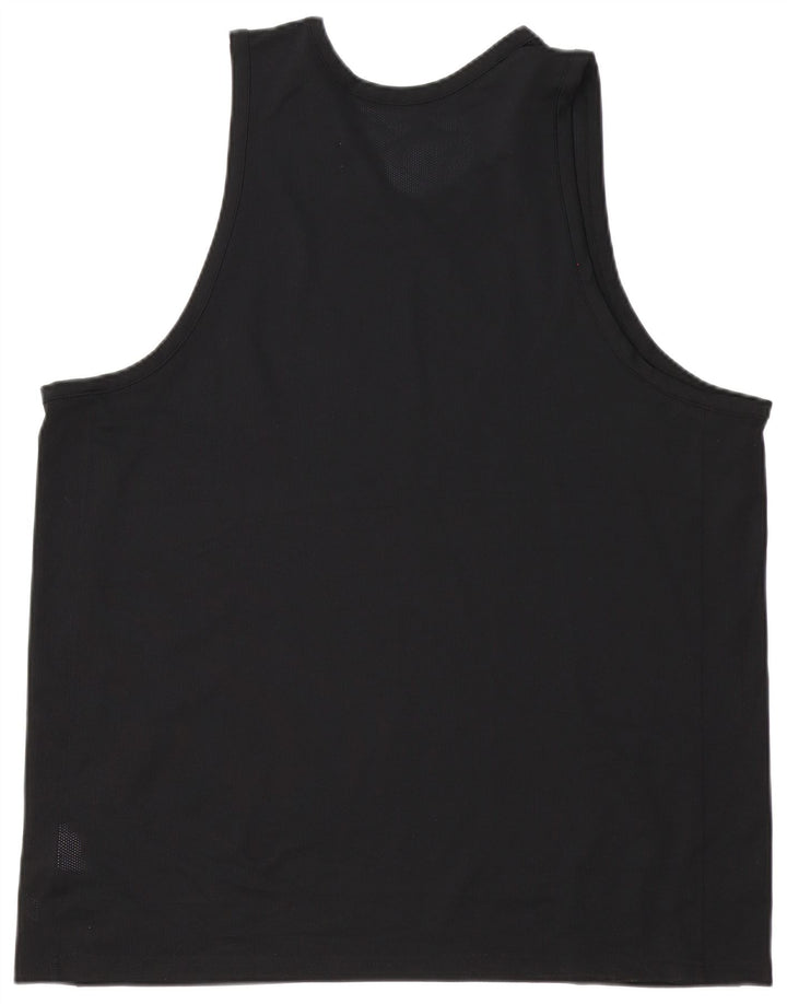 Nike Mens Dri Fit Chaleco Top 2XL Poliéster negro