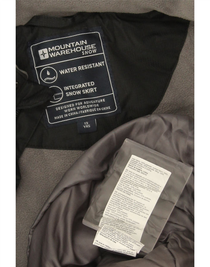 Mountain Warehouse Chaqueta cortavientos para niños 12-13 años Color Block negro