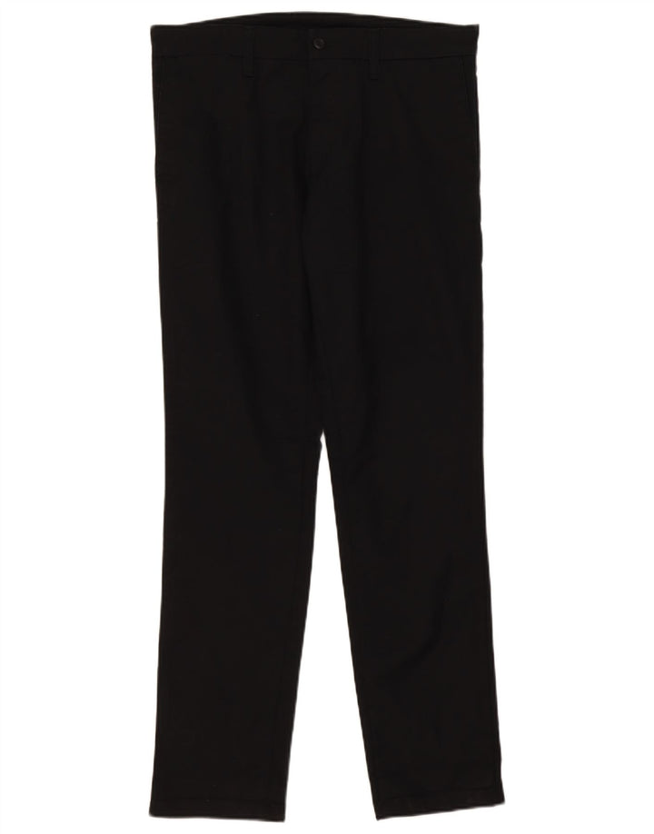 Carhartt Pantalones casuales rectos para hombre W33 L32 Poliéster negro