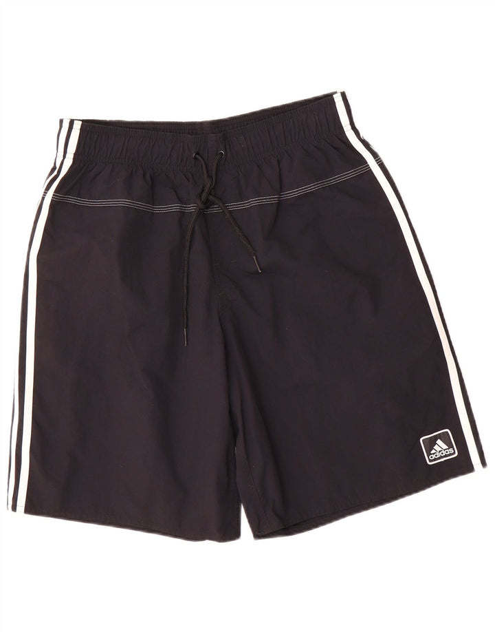Adidas Hombre Pantalones Cortos Deportivos Medianos Nylon Negro