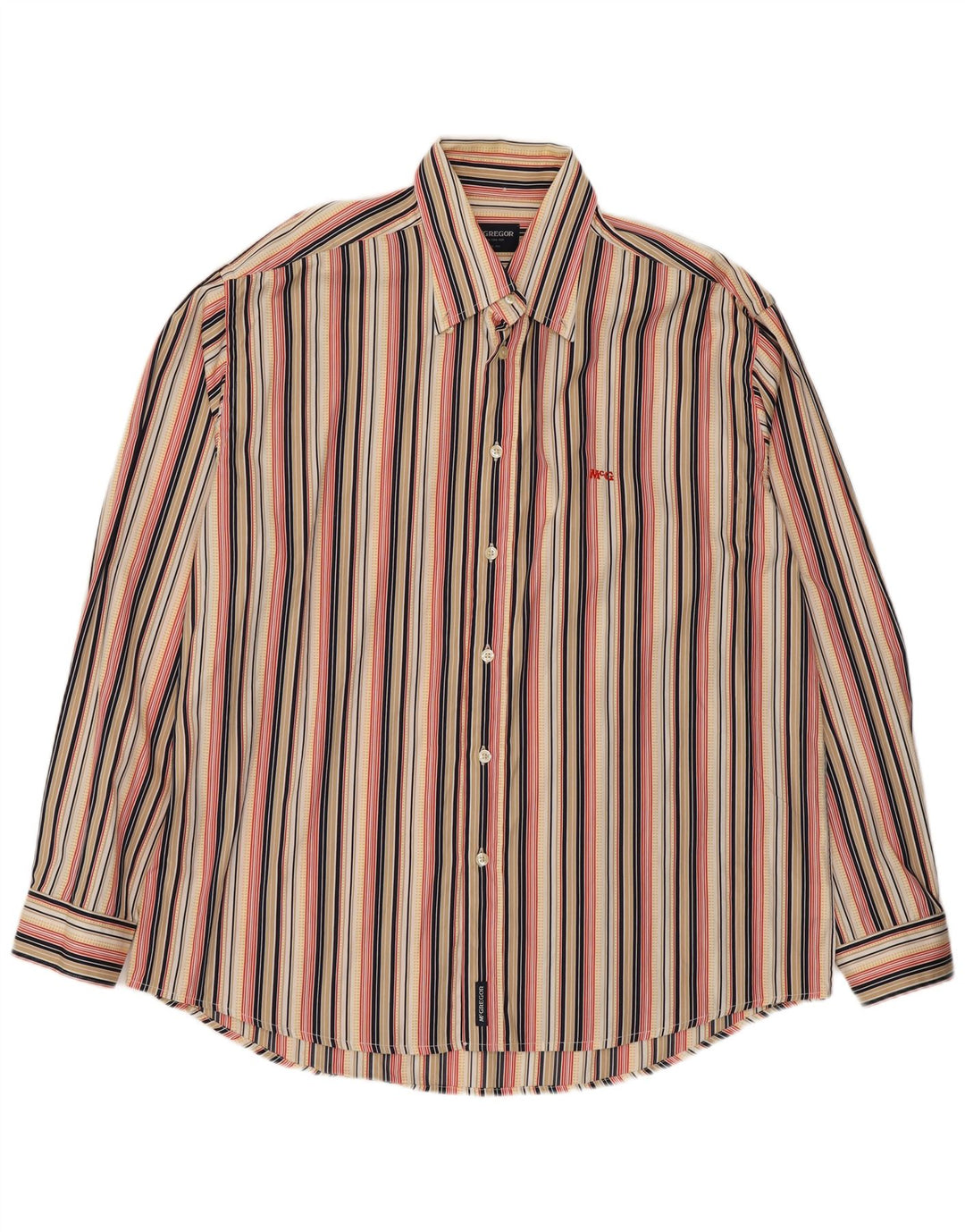 MC Gregor Camisa Hombre XL Algodón Rayas Multicolor