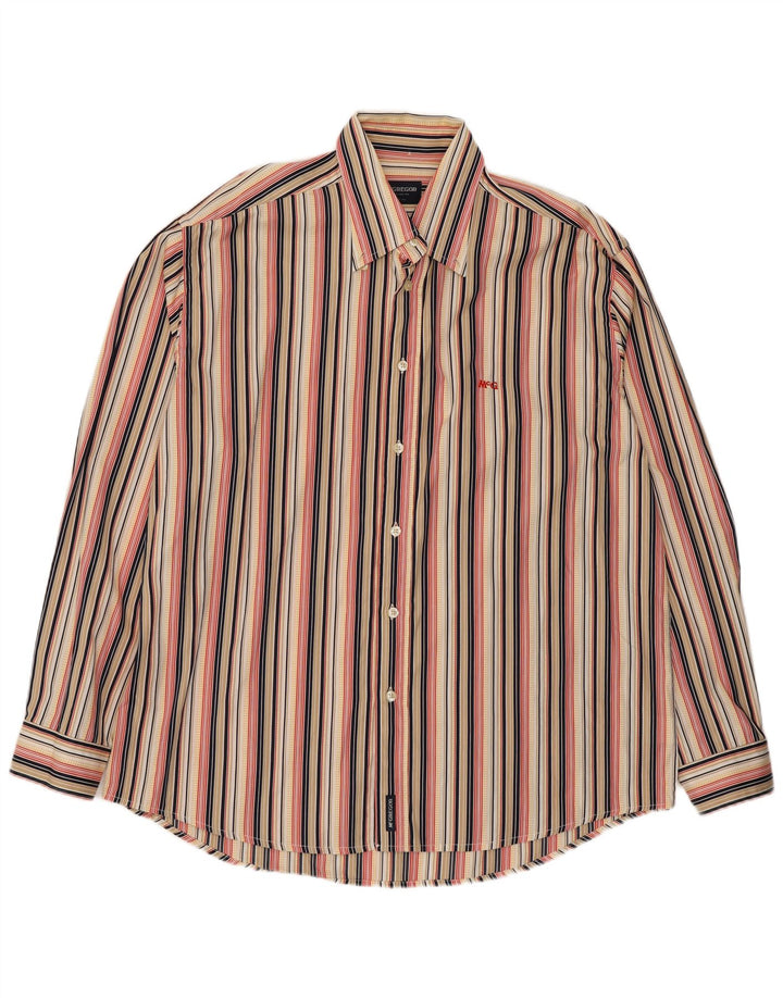 MC Gregor Camisa Hombre XL Algodón Rayas Multicolor