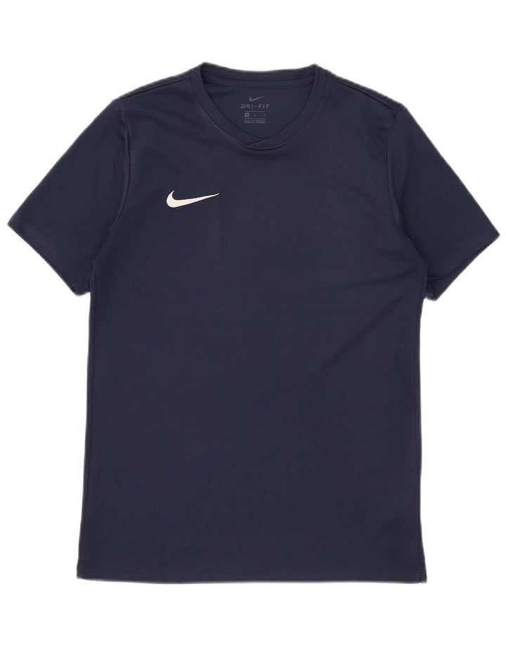 Camiseta NIKE Dri Fit para hombre Top Medium Azul marino Poliéster