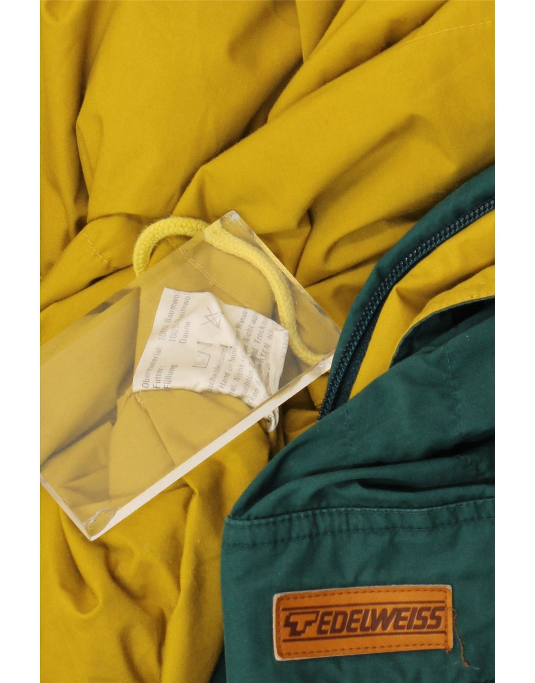 EDELWEISS Chaqueta acolchada con capucha para hombre UK 42 XL Verde