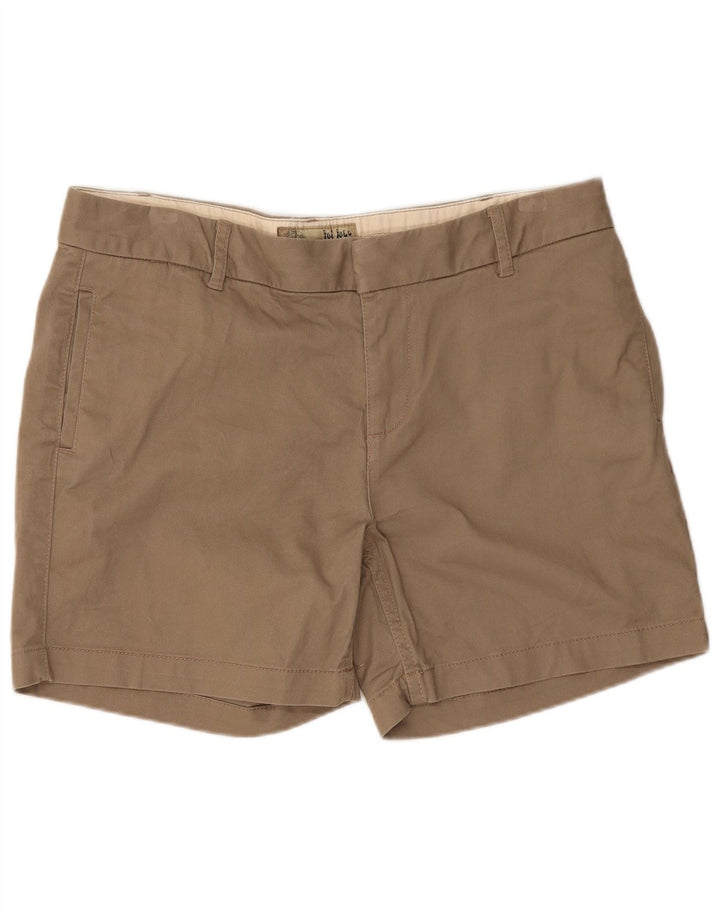Pantalones cortos chinos para mujer Fat Face UK 12 Medium W32 Caqui Algodón