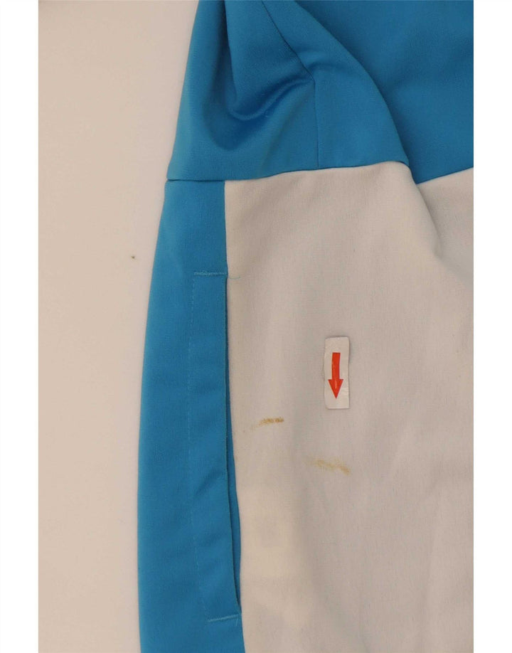 Adidas Chaqueta de Chándal para Mujer UK 12/14 Medium Azul Colorblock