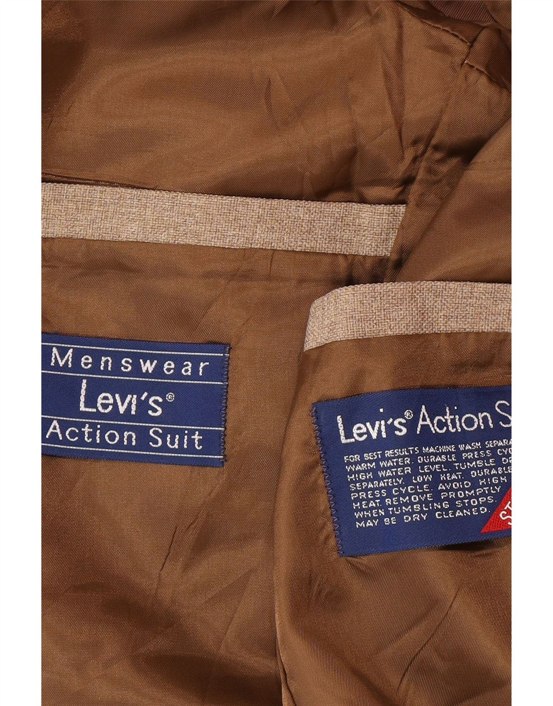 Levi's Chaqueta tipo blazer de 2 botones para hombre UK 40 Large Beige