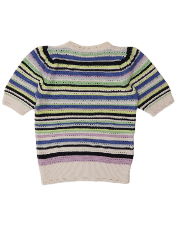 Marks & Spencer Suéter de Cuello Redondo para Mujer UK 10 Small Multicolor