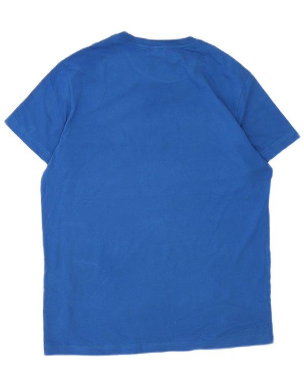 Diesel Hombre Camiseta Gráfica Top XL Algodón Azul