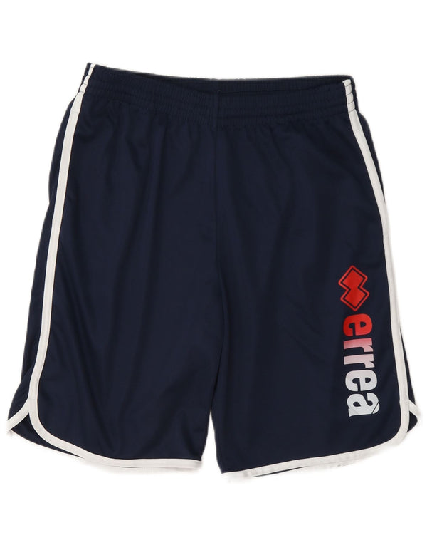 Errea Mens Graphic Sport Shorts Azul Marino Medio