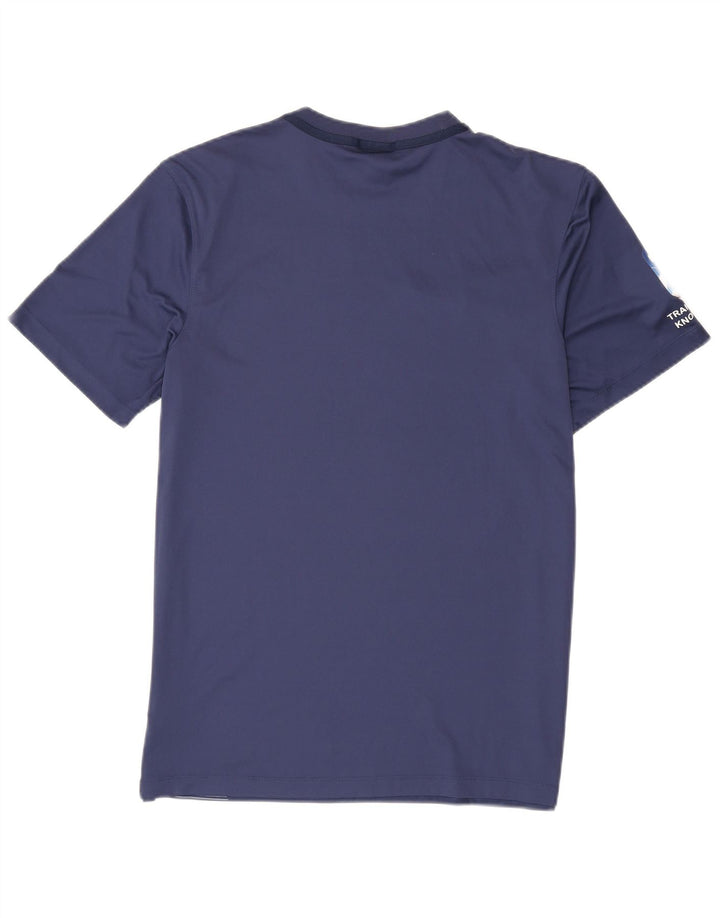 Camiseta Nike Dri Fit Graphic para hombre con bloques de color azul marino mediano