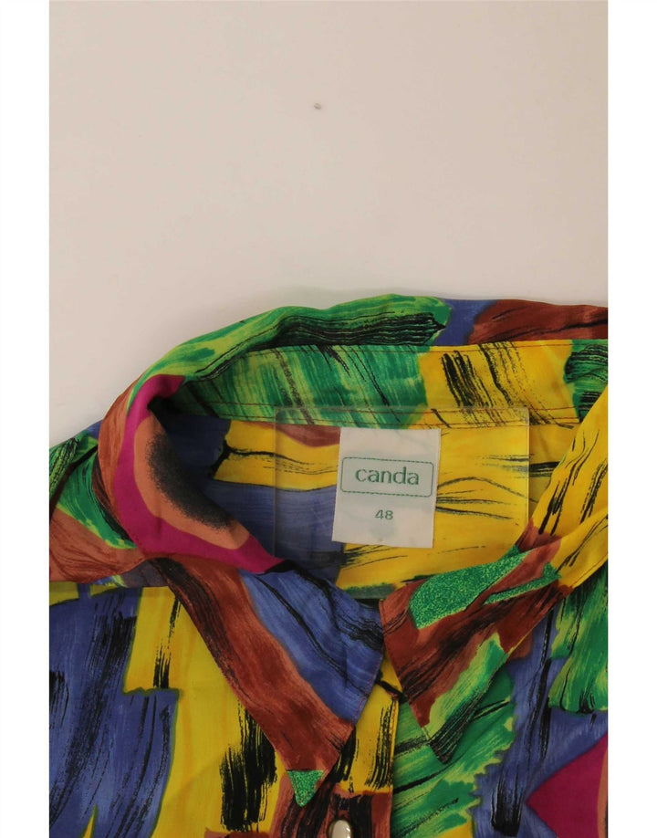 Canda Blusa camisera gráfica para mujer EU 48 2XL Patchwork multicolor