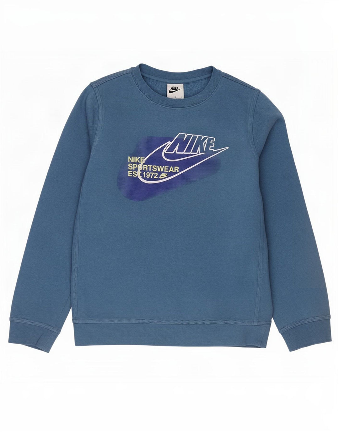 Nike Sudadera gráfica para niños 10-11 años Algodón Azul Medio