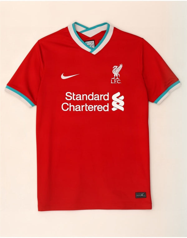 Camiseta sin mangas con gráfico Liverpool de Nike para hombre Poliéster color block en rojo mediano