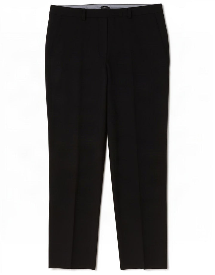 Marks & Spencer Pantalón de traje de corte regular para hombre W36 L31 Lana gris