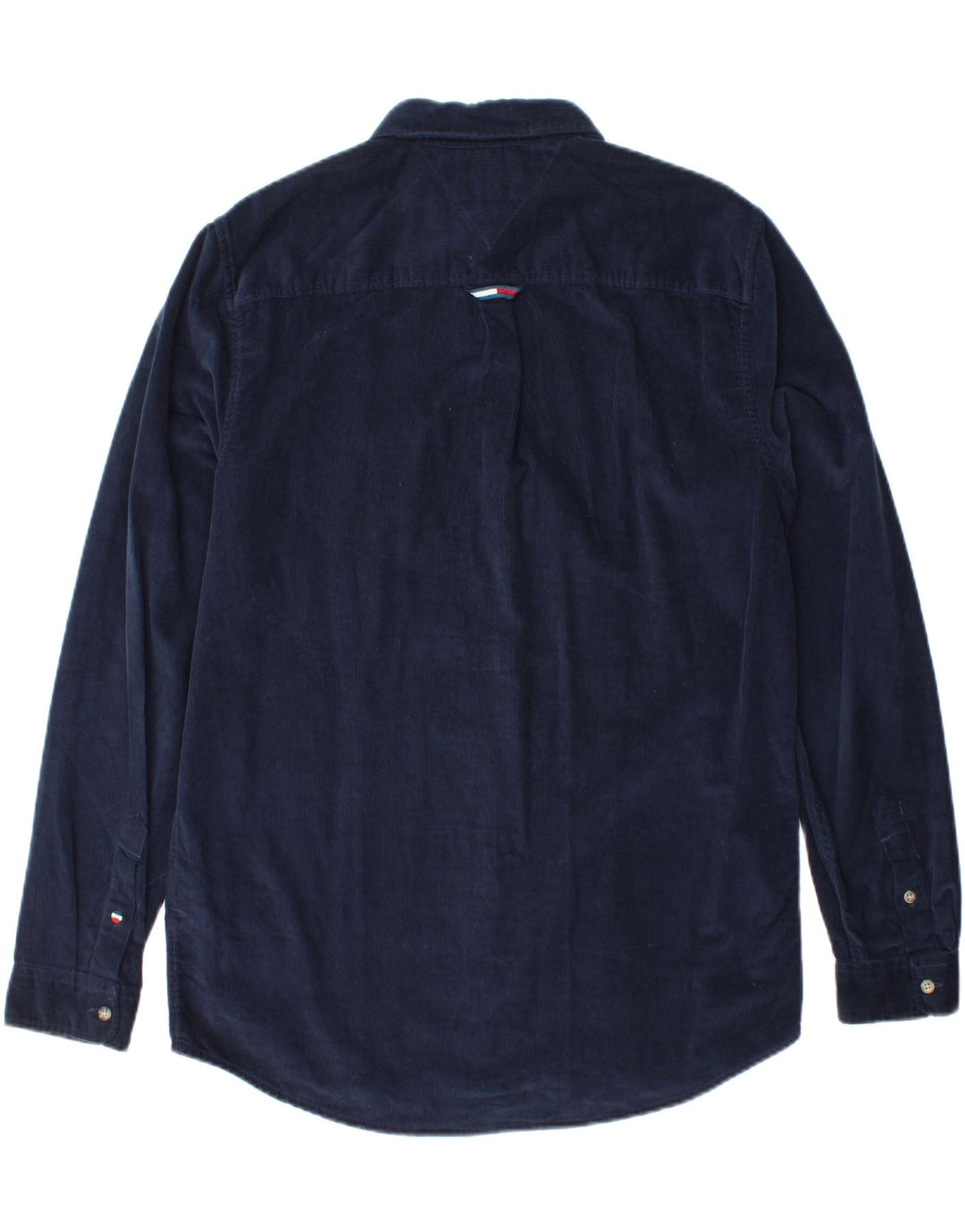 TOMMY HILFIGER Camisa de pana mediana de algodón multicolor con bloques de color