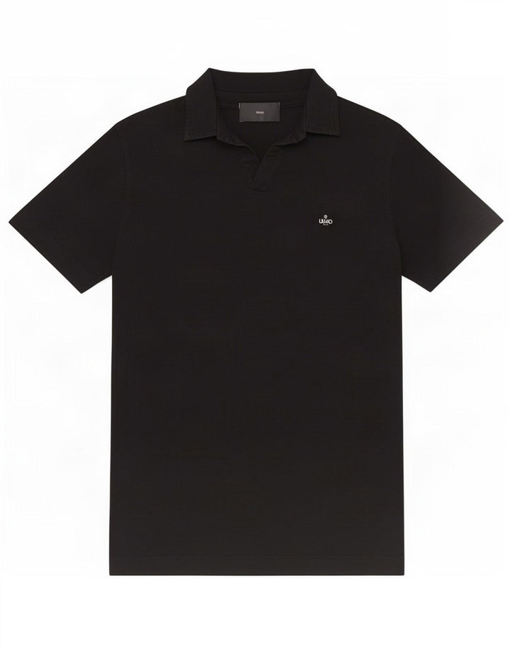 Polo Liu Jo Hombre Algodón Negro Mediano