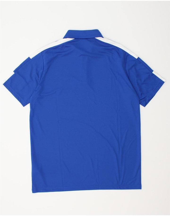 Adidas Hombre Aeroready Graphic Polo Polo Azul Medio Poliéster