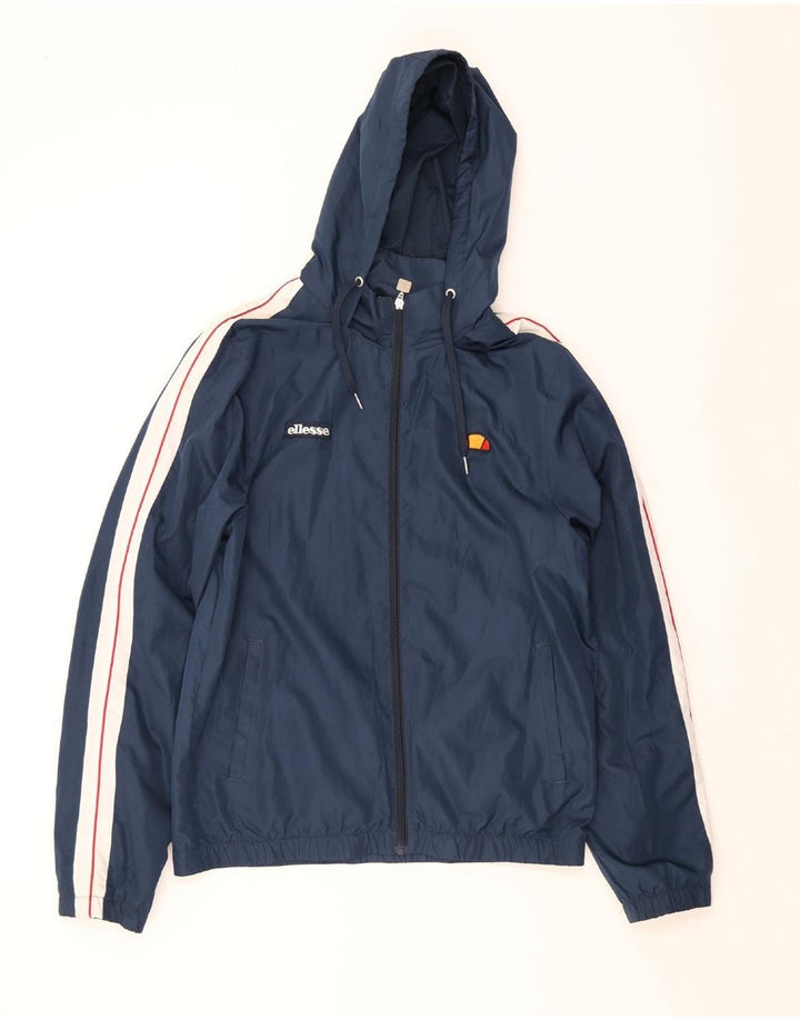 Ellesse - Chubasquero con capucha para hombre, talla 42, XL, poliéster color azul
