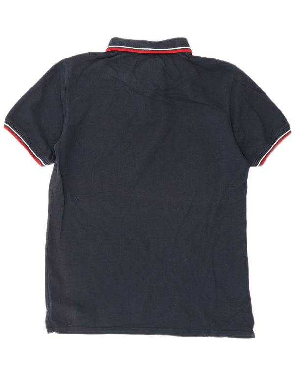 Polo Jack Wills para hombre de algodón a rayas azul marino medio