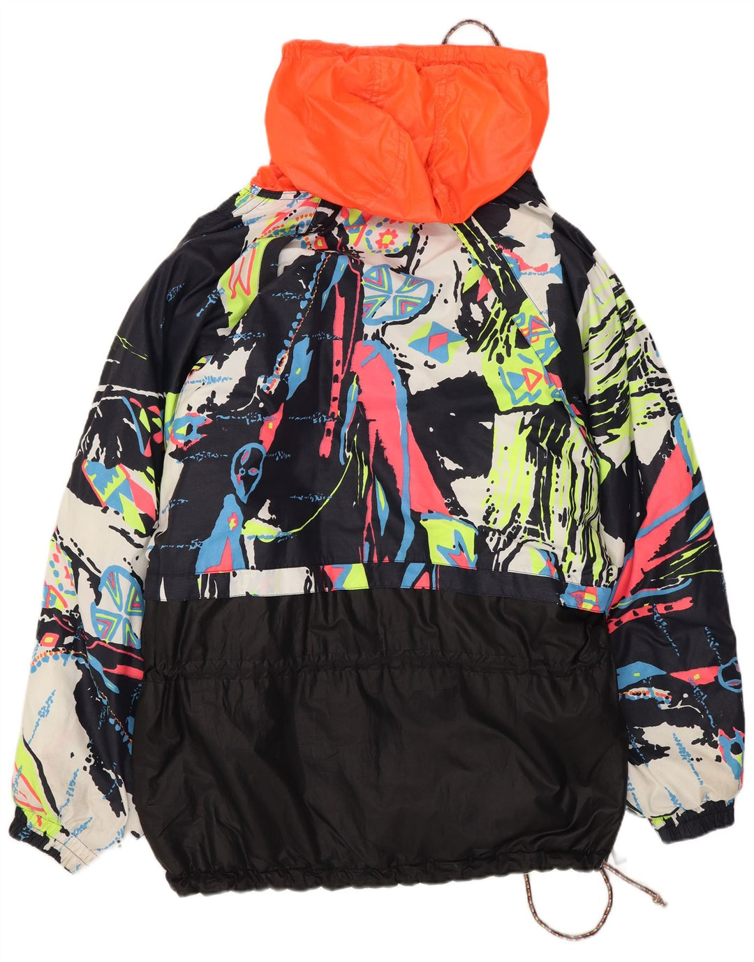 Luhta Chaqueta impermeable tipo jersey de gran tamaño para mujer UK 40 XL Bloque de color negro