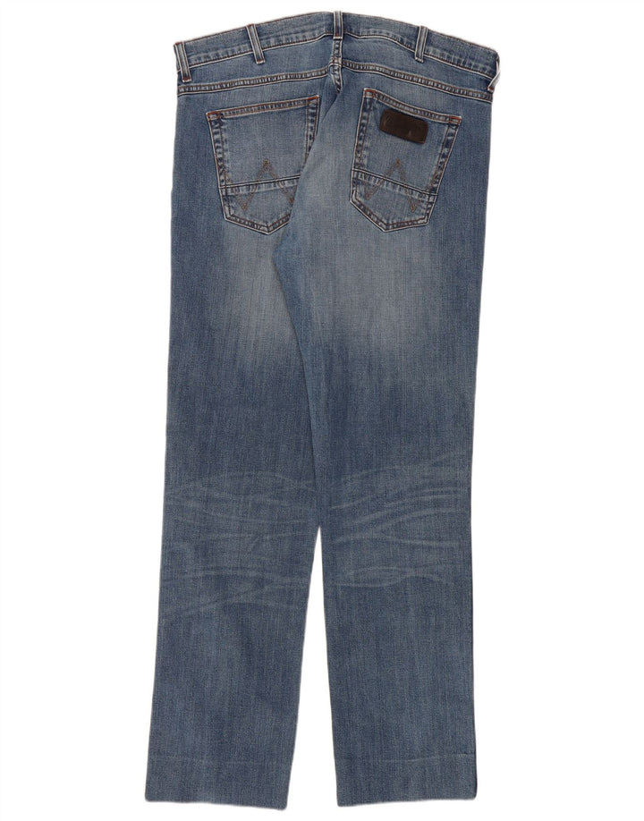 Wrangler Vaqueros Rectos Para Hombre W38 L32 Azul