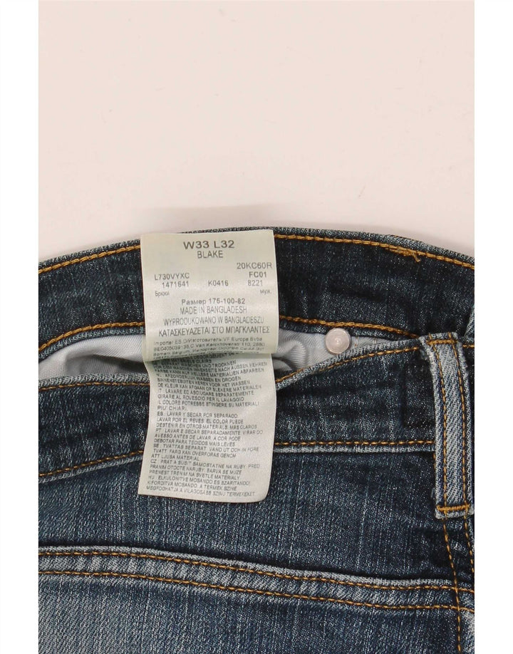 Lee Vaqueros Rectos Blake para Hombre W33 L32 Algodón Azul