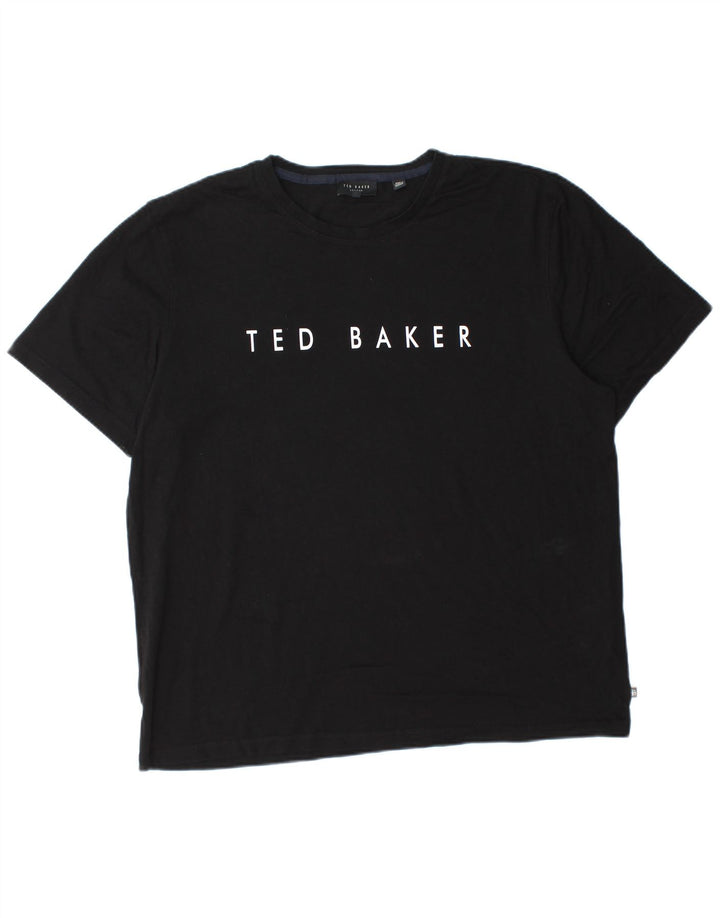 Ted Baker - Camiseta gráfica para hombre, talla 5 XL, algodón negro