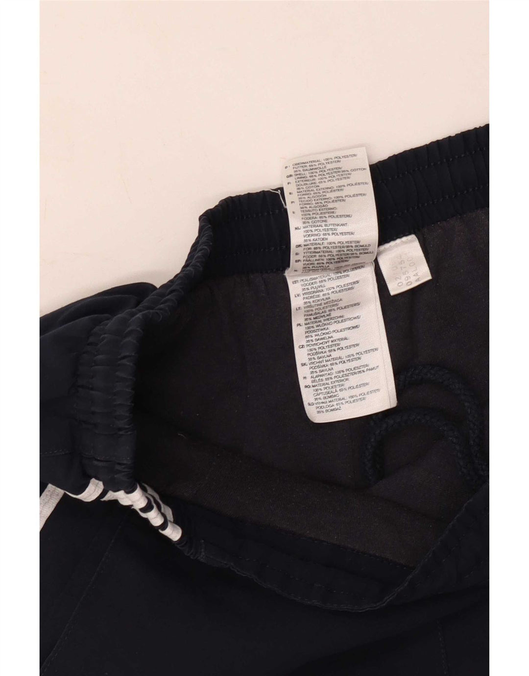 Adidas Pantalones cortos deportivos para mujer UK 10 Small Azul marino Poliéster
