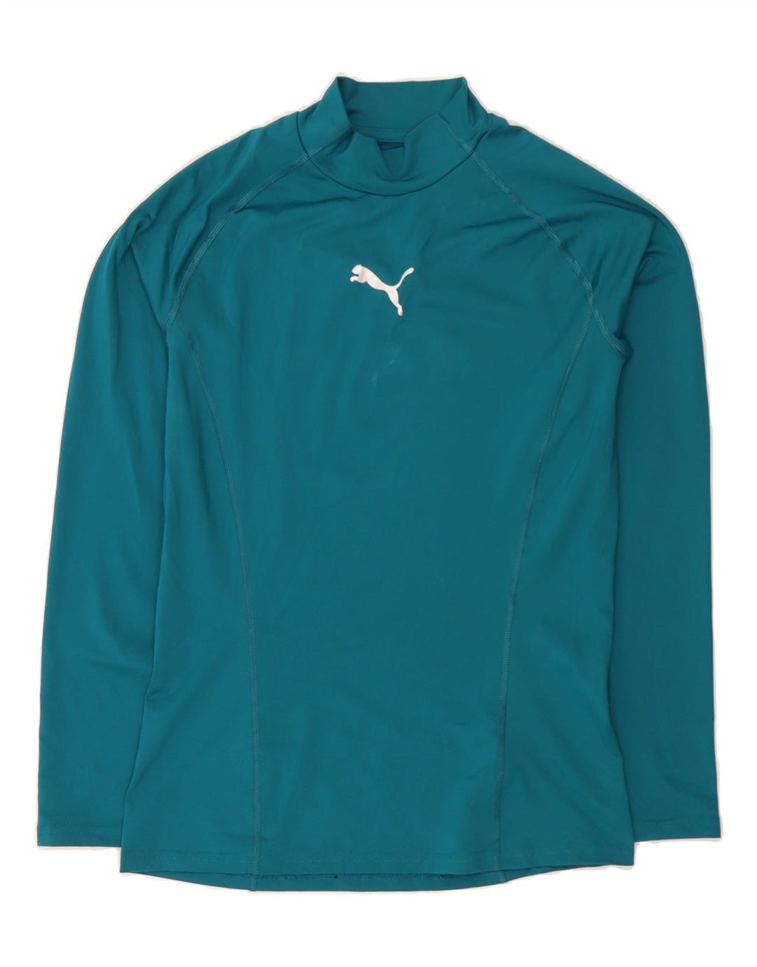 PUMA Womens Top Long Sleeve UK 14 Large Blue Polyester Vintage Puma and Second-Hand Puma from Messina Hembry 
