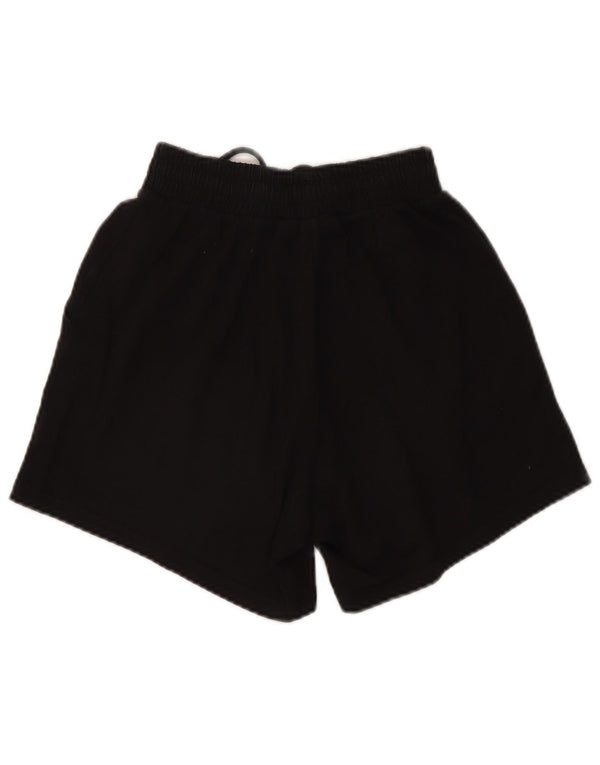 Adidas Pantalones cortos deportivos gráficos para mujer UK 6 XS Algodón negro