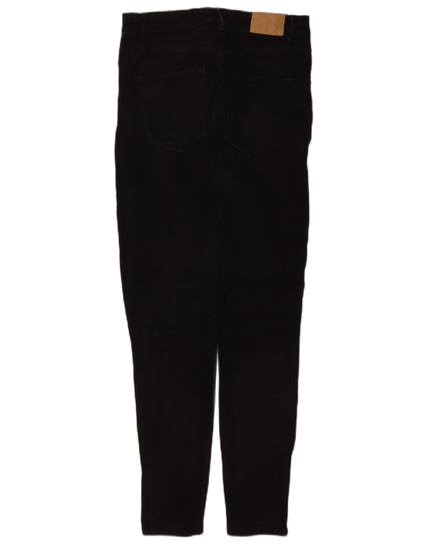 Zara Vaqueros pitillo para mujer EU 42 Large W32 L28 Algodón negro
