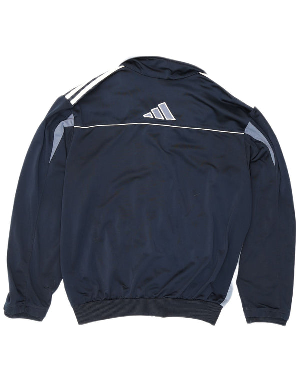 Adidas - Chaqueta de chándal para hombre, talla 36/38, color azul marino pequeño