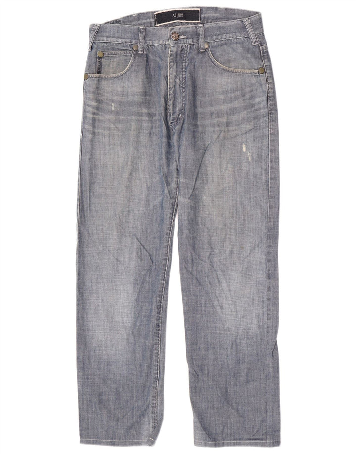 Vaqueros Armani Hombre Rectos W31 L28 Azul