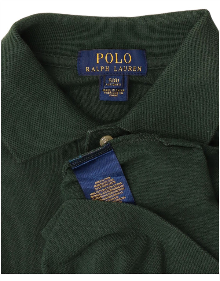 POLO RALPH LAUREN Polo de ajuste personalizado para niños 7-8 años Pequeño Verde