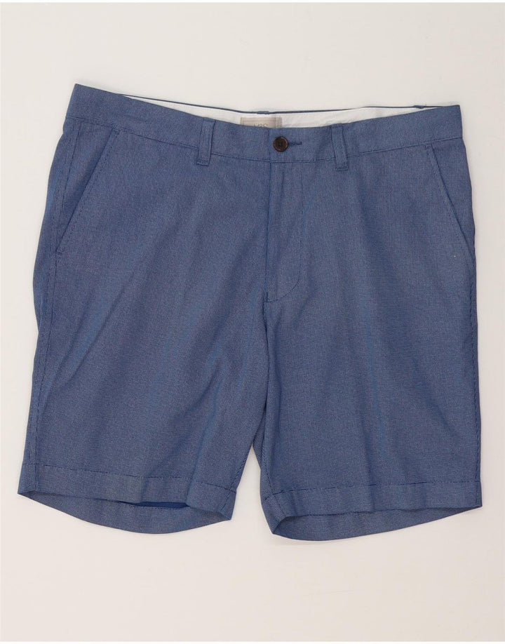 Marks & Spencer Pantalones cortos chinos para hombre W34 Algodón azul grande