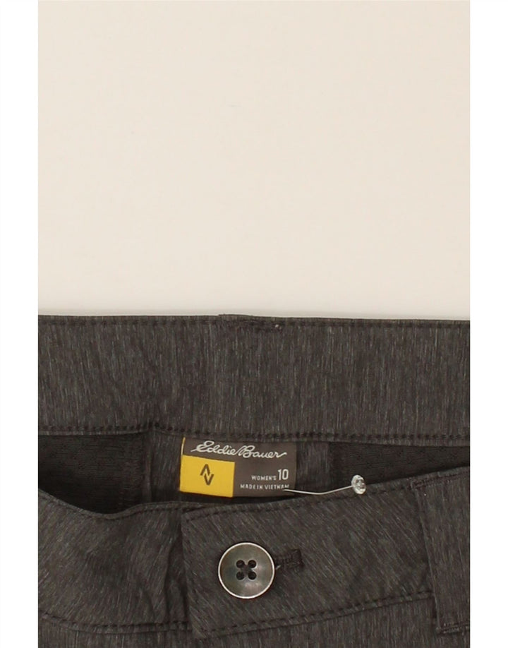 EDDIE BAUER Womens Casual Shorts US 10 Large W32 Grey Nylon Vintage Eddie Bauer and Second-Hand Eddie Bauer from Messina Hembry 