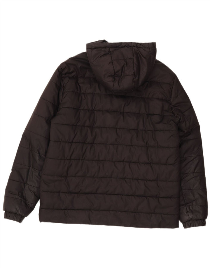 Puma Chaqueta acolchada con capucha para hombre UK 40 Large Poliéster negro