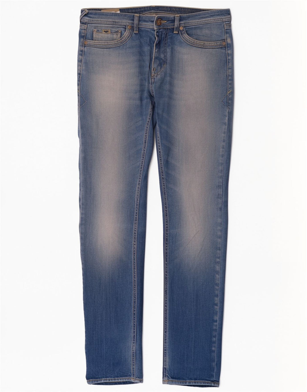 Vaqueros ajustados para hombre Gas W34 L34 Algodón azul