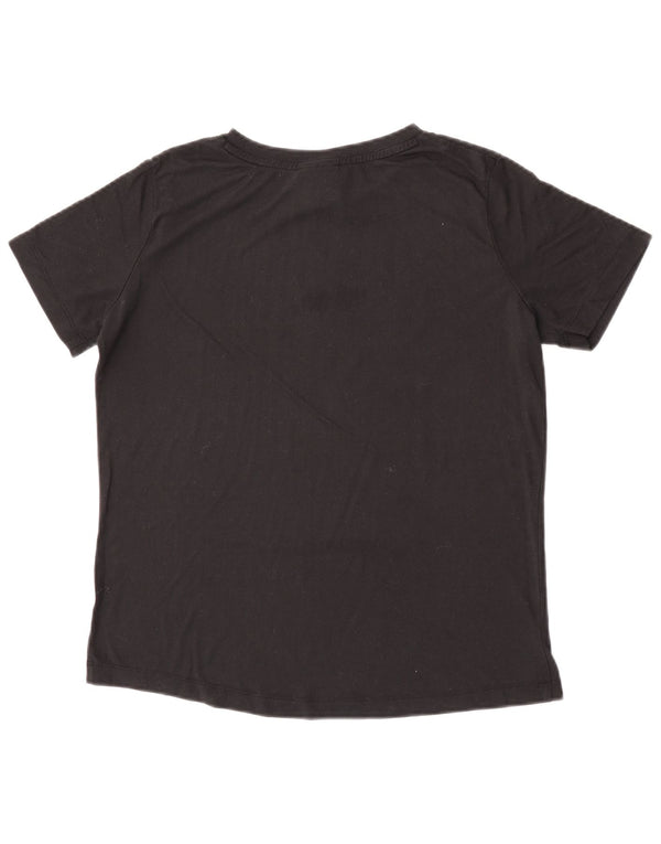Nike Camiseta gráfica para mujer Top UK 10 Small Black