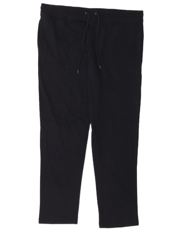 Marks & Spencer Pantalones de Chándal para Mujer UK 40 XL Algodón Azul Marino