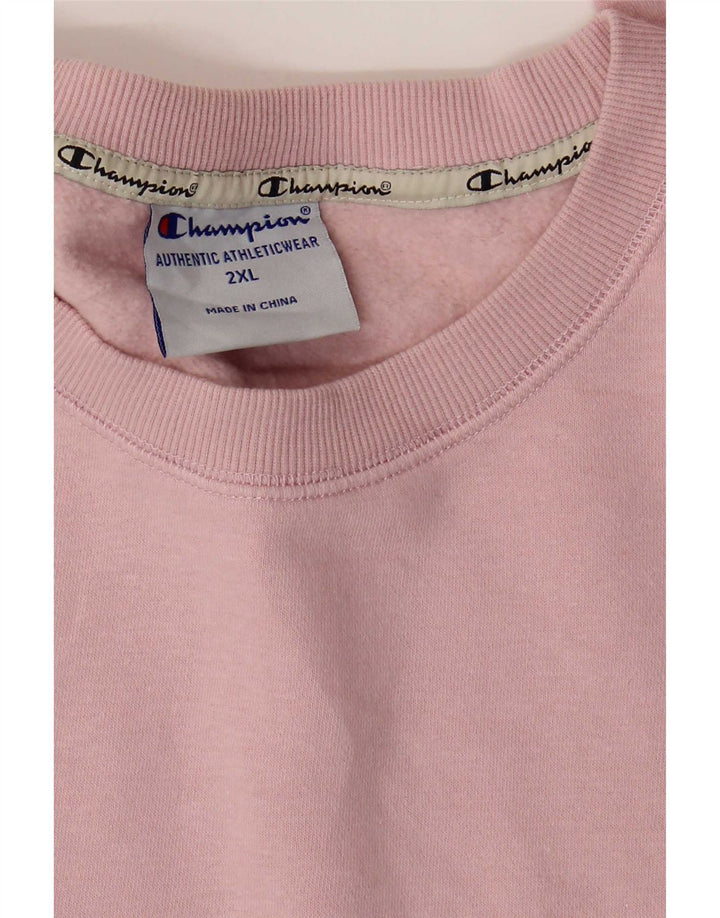 Champion Sudadera Gráfica para Hombre Jersey 2XL Algodón Rosa