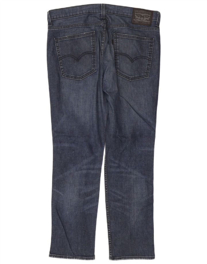 Levi's Hombre 511 Slim Jeans W34 L30 Algodón Azul