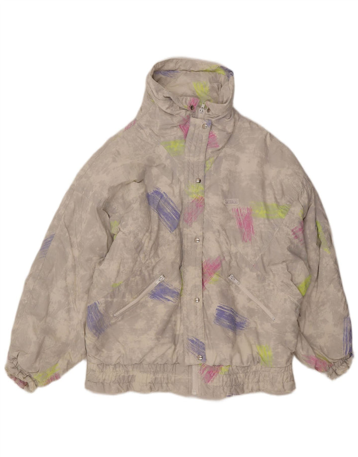 SAN FELICE Chaqueta cortavientos para mujer EU 40 Gris medio Colorblock